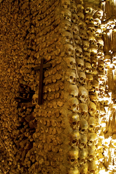 Bones Chapel in Evora, Portugal