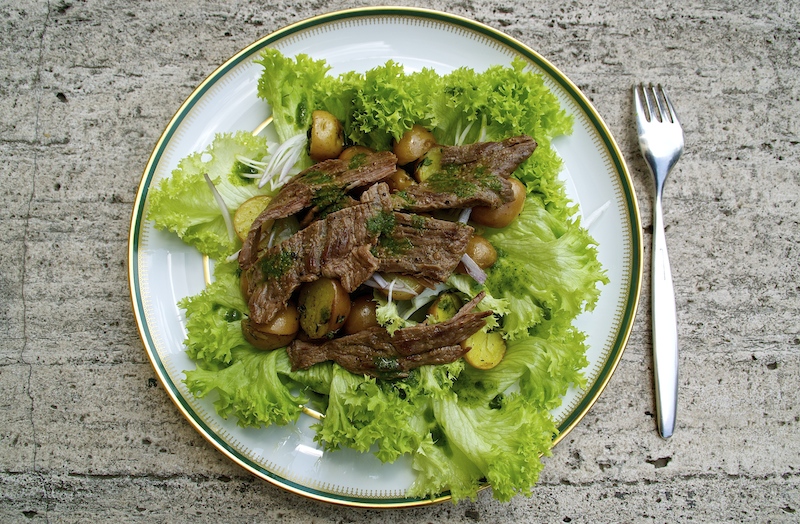 Arrachera Salad with Chimichurri Vinaigrette