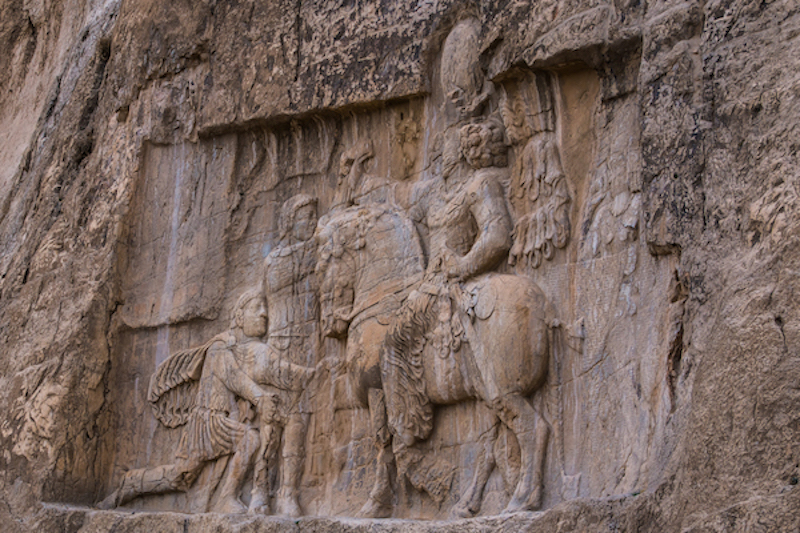Naqsh-e Rustam majestic tombs of Persian kings